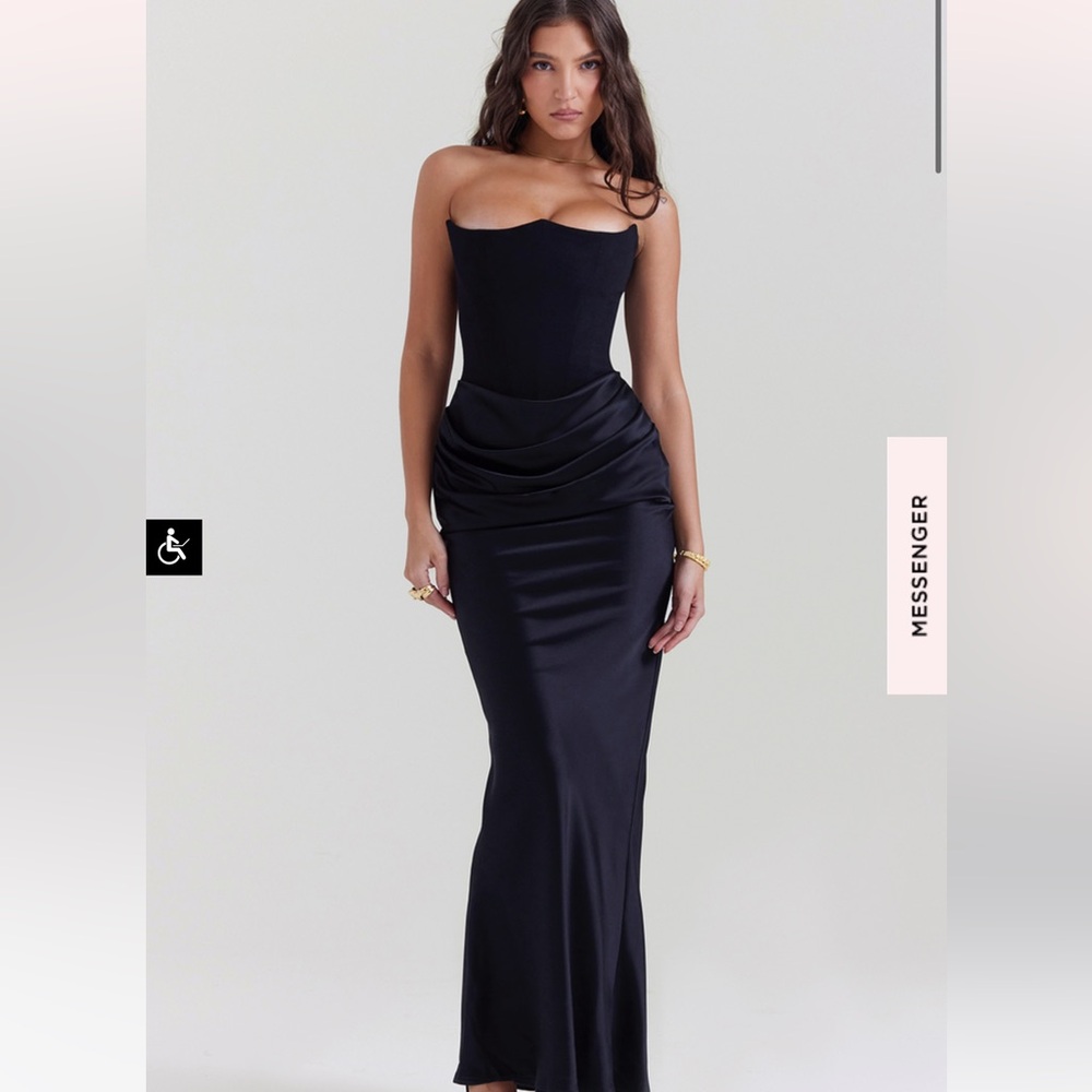 House of CB Persephone Dress Black Small